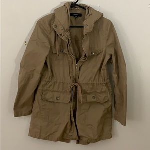 Forever 21 Cargo Jacket With Hood